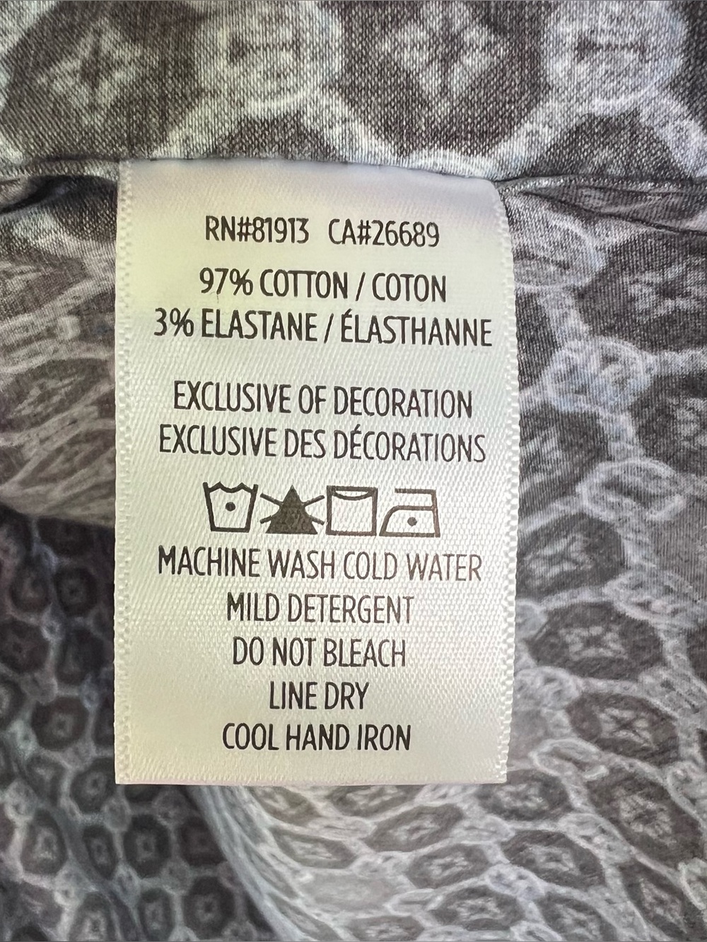 Robert Graham Bramston Navy Geometric Medallion Short Sleeve Shirt Small NWT - Picture 6 of 13